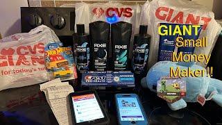 CVS in Store COUPON REBATE Haul w a SPLASH of GIANT | Money Makers & OOP Costing items |BiG SAVINGS!