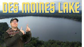 Exploring Des Moines Lake in NW Wisconsin,  Burnett County