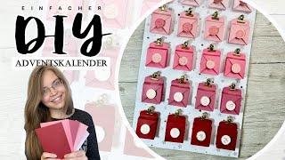 Weihnachtsvorfreude pur: Einfacher DIY Adventskalender zum Nachbasteln!