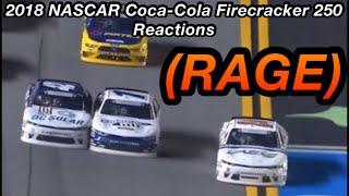 2018 NASCAR Coca-Cola Firecracker 250 Reactions (RAGE)