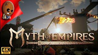 Myth of Empires ПВП сервер Осада Космопорта Часть 1 4К Прохождение #38