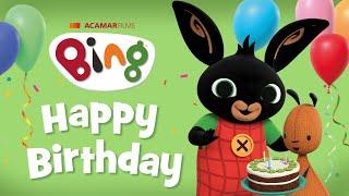Happy Birthday Bing!  | Bing: Music & Songs | Bing English