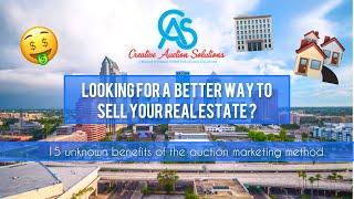 Discover the Power of Auctions: Top 15 Benefits for Sellers! #shorts #auction #realestatetips 