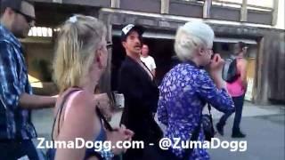 EXCLUSIVE: Zuma Dogg w Red Hot Chili Peppers @ Venice Beach Video Shoot (7/30/11)