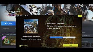 Fix Monster Hunter Wilds Crash Report Tool Crash On PC/The Game Crashed Unexpectedly