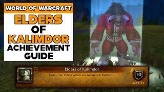 WORLD OF WARCRAFT Elders Of KALIMDOR Achievement Guide