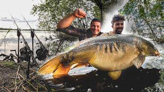 Karpfenangeln am XXL Natursee I feat. Joshinator