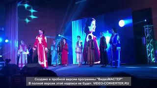 Мисс Коломна 2017. Выход в нарядах от "Дома русской одежды Валентины Аверьяновой".