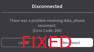 How to fix roblox error code 260