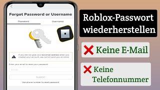 So setzen Sie Ihr Roblox-Passwort ohne E-Mail zurück (2024)|| Holen Sie sich Ihr Roblox-Konto zurück