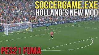 Trying Out Holland's New SOCCERGAME.EXE mod! || MODDED PES21