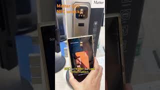 Matter lock NFC unlock #matter #nfc #smarthome #smartphone #smartlock