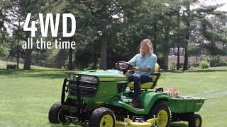 Full-Time Four-Wheel Drive | John Deere X700 Series Tractors