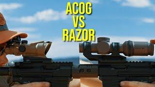 AR15 Trijicon ACOG ECOS VS Vortex Razor 1-6 LPVO