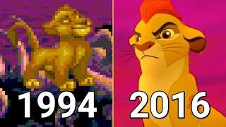 Evolution of The Lion King Games 1994-2016