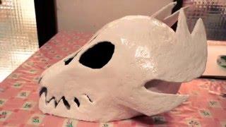 Undertale - Gaster Blaster Cosplay mask 月月光砲面具製作