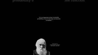 Charles Darwin As A English Naturalist Give Quotes For Better Future | Life-Changing Quotes #shorts