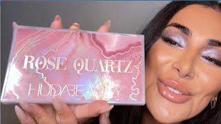 REVEALING! Huda Beauty Rose Quartz Palette & Collection!!! | مجموعة روز كوارتز الجديدة!