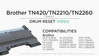 ImagingNow   Brother TND420   Drum Reset