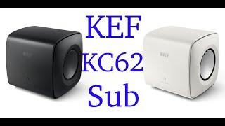 KEF KC62 subwoofer, easily the best compact sub I've heard