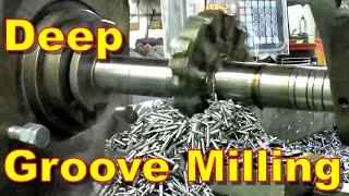 Deep Groove Milling with the Cincinnati Horizontal Milling Machine