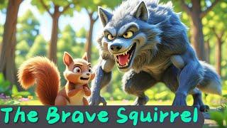 The Big Wolf Thought He Was Tough… Until He Met This Squirrel.