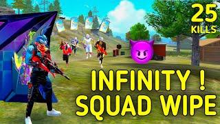 SOLO VS SQUAD| SQUAD SORROUNDED IN INFINITY LOBBY CAN I BEAT THE SQUAD ALONE| 99% HEADSHOT INTEL I5