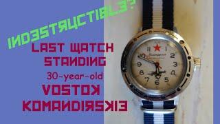 INDESTRUCTIBLE? Vostok Komandirskie 30 years in personal use ᴴᴰ SUBS