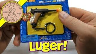 Super Bang Mighty Midget Luger Cap Gun Key Chain, JA-RU Toys