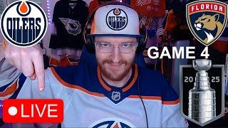 GAME 4: EDMONTON OILERS VS FLORIDA PANTHERS LIVE | FULL GAME REACTION AND COMMENTARY