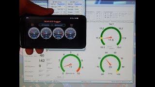 Работа WiFi ECU Logger при ОНЛАЙН настройке