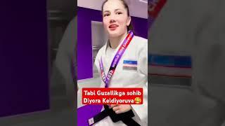 DİYORA KELDİYOROVA TABİ GUZALLİGİ  JAHOH CHEMPİYONİ #sports #kurash #xorazm #samarqand #football