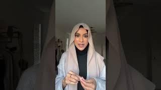 2 easy hijab styles with one hijab magnet #hijab #hijabutorial #hijabstyle