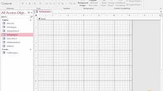 Create a Form in Design View in Access 2016