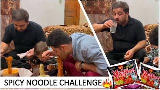 SPICY NOODLE CHALLENGE | SPICY RAMEN | VERY SPICY | EMAAN HASHIMI