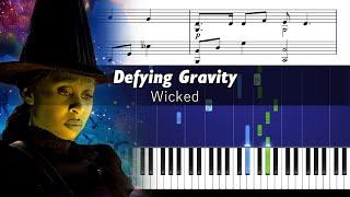 Wicked - Defying Gravity - Advanced Piano Tutorial with Sheet Music