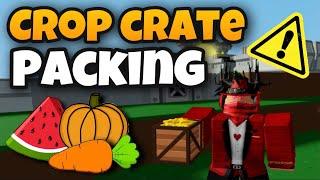 How To Put Crops in Crates in Roblox Islands