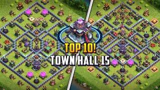 TOP 10! Town Hall 15 (TH15) Hybrid/Farming Base Layout + Copy Link 2024 | Clash of Clans