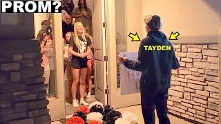 TAYDEN'S PROM PROPOSAL IN FRONT OF THE ENTIRE CHEER TEAM!