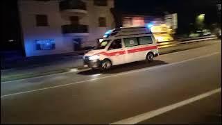 [NIGHT] Passaggio ambulanza Trentino Emergenza in urgenza CRI Val di Fassa