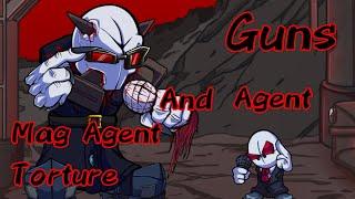 FNF - Mag Agent Torture And AAHW Agent Sings Guns Cover