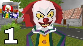 Clown Neighbor Escape Gameplay Part 1 Level 1 To 5 (iOS/Android)