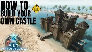 Ark Ascended: Build Your Own Castle (Tutorial/ No Mods)