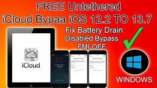 Free Untethered iCloudBypass Windows iOS14.1/14.2/13/12.4.8/12.4.9|FMI OFF, Passcode/Disable Bypass