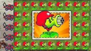 Plants vs Zombies Mod Xmas - Gatling Pea Xmas vs Zombies Fight!