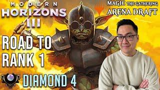 Energy Aggro Is Unstoppable! | Diamond 4 | Road To Rank 1 | Modern Horizons 3 Draft | MTG Arena