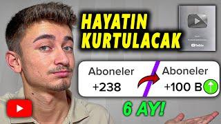 6 AY'DA 100.000 ABONE OLDUM. (Nasıl YouTuber olunur - YouTube İzlenme arttırma)