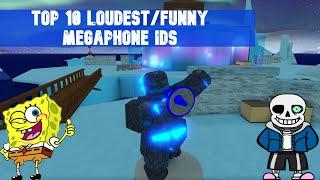 Top 10 Loudest Roblox Arsenal Megaphone IDs/Codes(Funny/Triggering)!