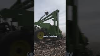 There is an optimum window for farmers to do things.