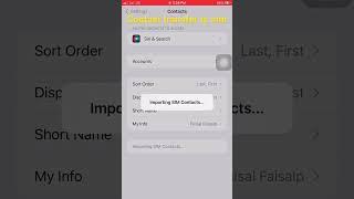 How to transfer contact to Sim from IPhone